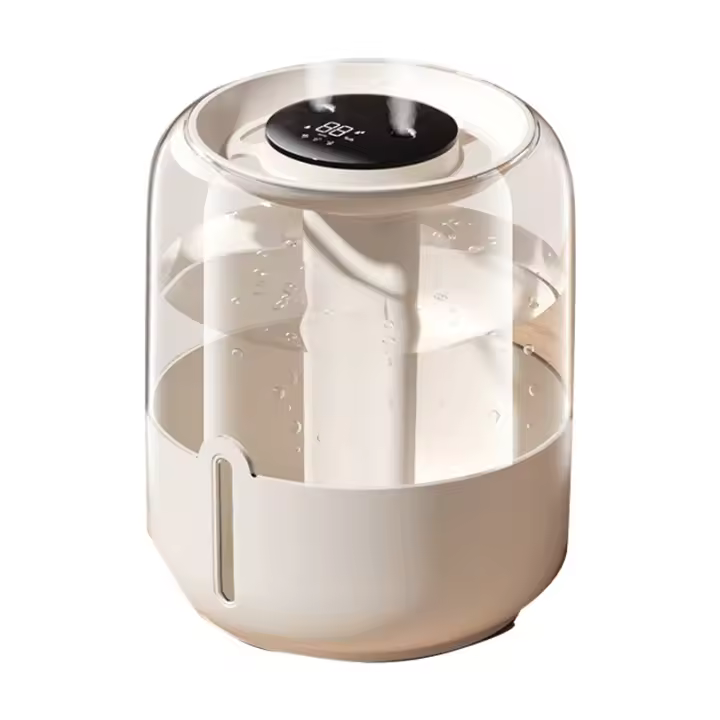Humidificador USB De Gran Capacidad 4L Doble Nebulización Silencioso Con Luz De Noche 3 Modos Ideal Para Casa/office/dormitorio - 1