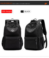 Mochila de de de Color sólido para hombres y mujeres, bolsos bolsos escolares alta capacidad, hombro - details 14