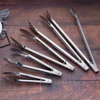 Pinzas De Acero Inoxidable Para Cocina Herramienta De Alimentos Resistentes Al Calor Para Salada Pan BBQ Cebolla Utensilios De Cocina Herramientas De Barbacoa Para Buffet - details 2