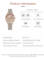 Reloj De Mujer POEDAGAR De Lujo Superior Resistente Al Agua Con Fecha Y Día Elegante Reloj De Pulsera De Cuarzo De Alta Calidad Moda Reloj De Mujer - details 5