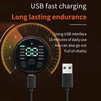 Cinturón De Tonificación Muscular EMS Estimulación Eléctrica Masajeador De Cintura Recargable USB Para Pérdida De Peso Y Entrenamiento De Fitness Adecuado Para Abdomen Y Cintura - details 1