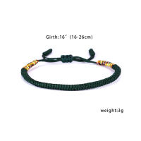 Pulsera Ajustable De Hilo Rojo Para Mujeres Y Hombres Hecha a Mano Con Nudos Budistas De Tíbet Pulsera De Oración De Sueños Joyería De Amistad Regalo - details 22