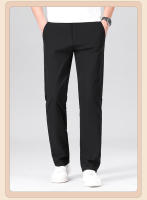 Nuevos Pantalones Casuales Para Hombre De Algodón Para Todas Las Estaciones Pantalones Negocios Rectos Y Slim Moda Clásica Talla Grande Con Bolsillos - details 19