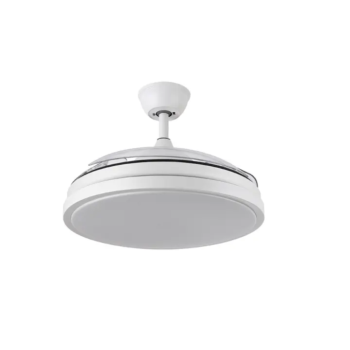 VENTILADOR DE TECHO DC ESCORPION 59W BLANCO 3ASPAS DESPLEGABLES 107D 5960LM 3000-4000-6000K REMOTO+ TEMPORIZADOR+ MEMORIA - 1