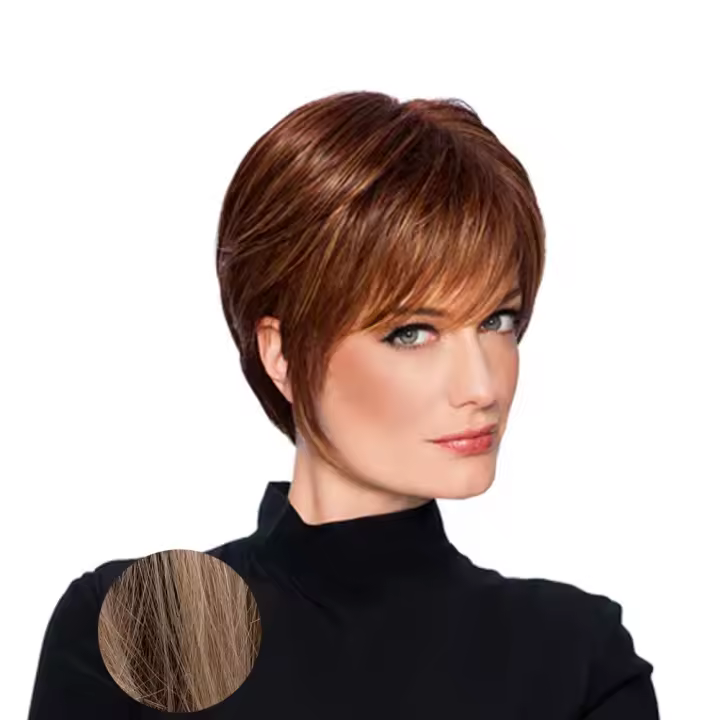 Peluca Corta Rubia Dorada Darkura Hairdo Wispy Cut - 1