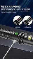 Linterna LED Portátil De Alta Dureza Y Resistencia a Impactos Con Luz Fuerte Ahorro De Energía Para Actividades Al Aire Libre - details 3