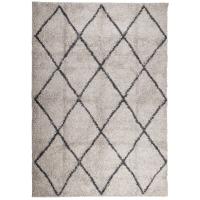 vidaXL Alfombra peluda de pelo largo moderna PAMPLONA 120x170 cm Color Antracita,  Beige,  Crema y mas Alfombras de área  Alfombra de Piso para Sala de Estar Dormitorio Habitación Salón - details 2