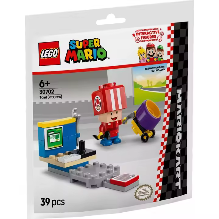 LEGO POLYBAG 30702: Toad (Pit Crew) paper bag - 1