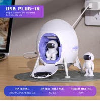 Proyector De Luz Galáctica Espacial Lander Astronauta Regalo De Navidad Decorativo Para Dormitorio Control De Color Ajustable - details 4