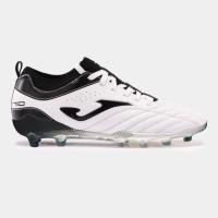 JOMA BOTAS FUTBOL NUMERO 10 2402 WHITE BLACH FIRM GROUND COLOR BLANCO CON NEGRO - details 2