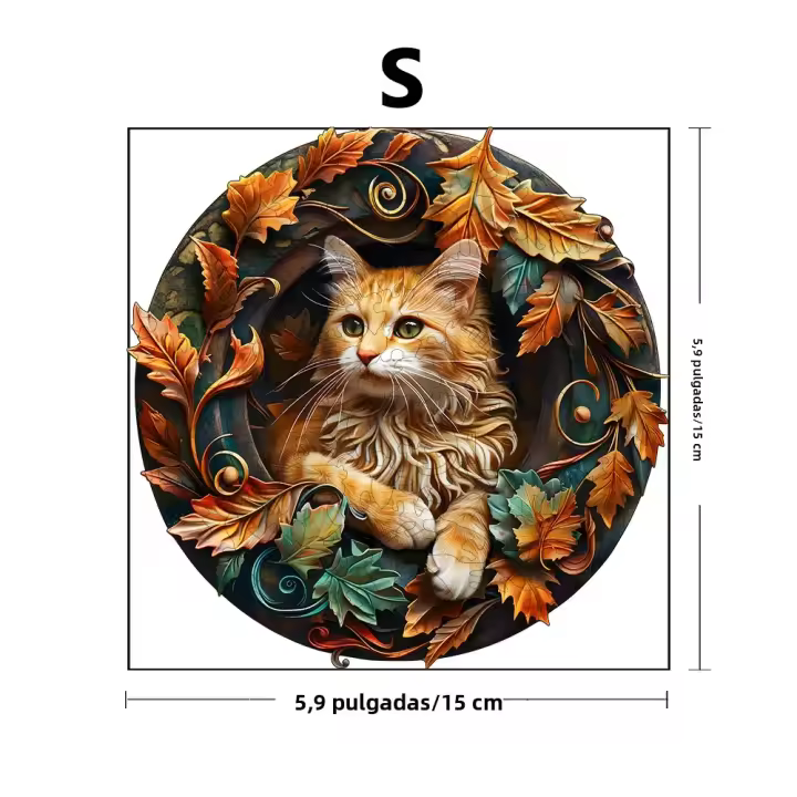 Rompecabezas De Madera En Forma De Animal Irregular Regalo De Alivio Del Estrés Para Adultos Juego De Mesa Decorativo Artesanal - 1