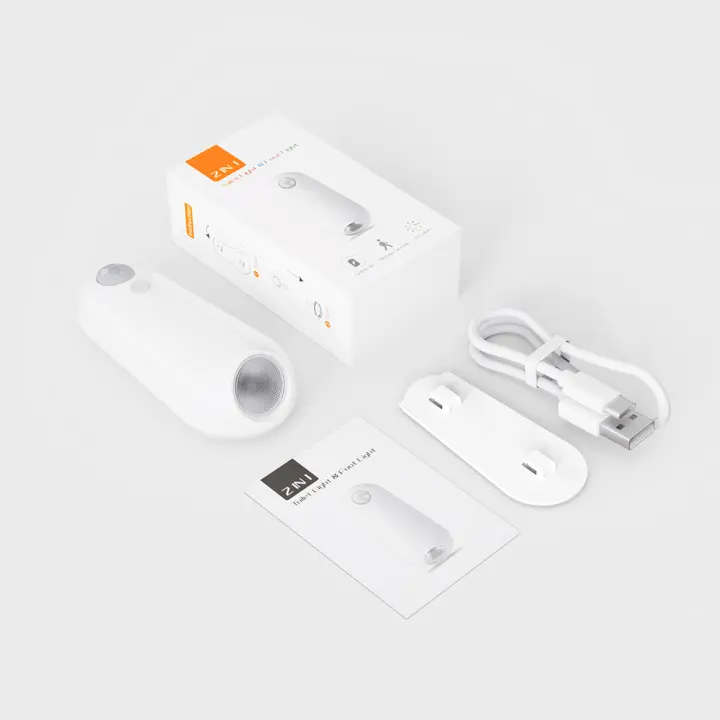 Lámpara De Noche Inteligente Con Sensor De Movimiento Cambio De Color En 7 Colores Luz LED RGB Gradiente Para Baño Y Comode - 1