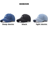 Gorra De Béisbol De Denim 2024 Para Hombres Y Mujeres Con Bordado De Letras Ajustable Gorra De Snapback Estilo Hip Hop Casual Para Todas Las Estaciones - details 2
