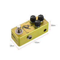 Pedal De Efectos Para Guitarra MOSKYAudio Overdrive Boost Distorsión Retard True Bypass Caja De Metal Completa Accesorios Para Guitarra - details 4