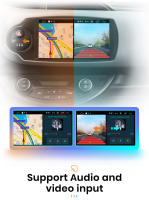 AWESAFE inalámbrico CarPlay Android Auto Radio para Toyota Yaris 2012 2013 2014 2015 2016 2017  coche reproductor multimedia GPS 2 din autoradio volante controles RDS Bluetooth - details 15