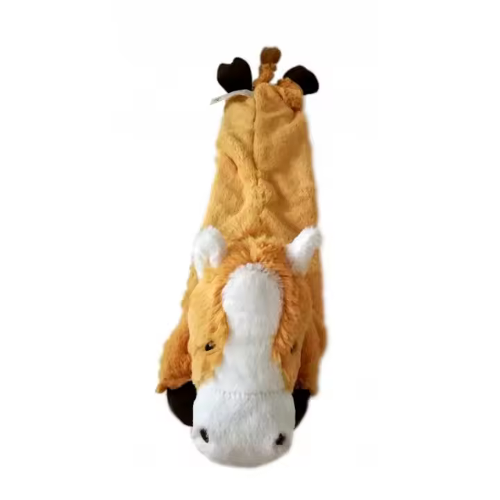 BP Peluche Térmico Caballo Alargado Rell. Natural Apto Microondas y Frigorífico - 1