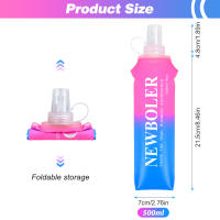 Botella De Agua NEWBOLER Plegable TPU Para Deporte Al Aire Libre Correr Camping Senderismo Viajes Capacidad De 150/250/300/500ml - details 0