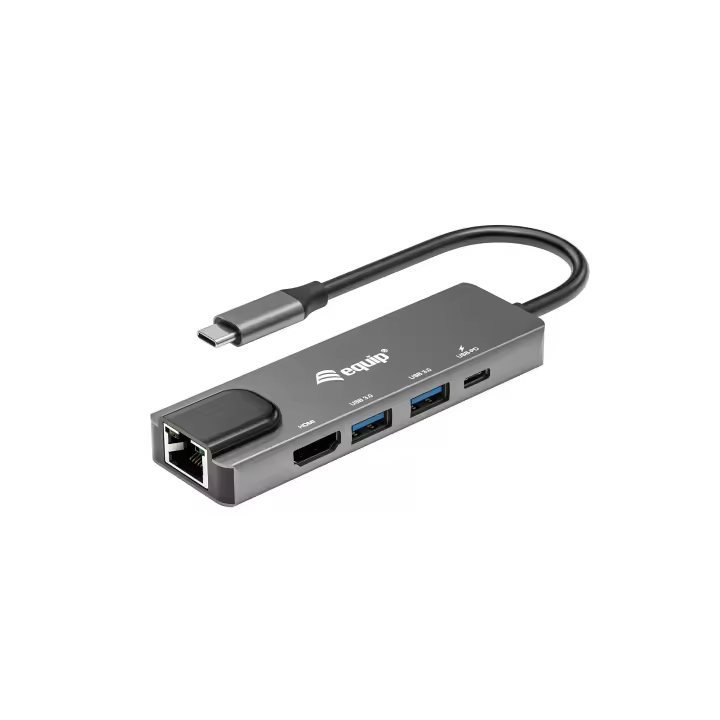 Equipment 133489   Laptop dock and port replicator wired usb 3.2 gen 1 (3.1 gen 1) type-c gray - 1