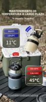 TKK Taza De Viaje De Acero Inoxidable 1L Con Aislamiento Térmico Para Agua Y Café Gran Capacidad Termo Frío Para Adultos - details 5