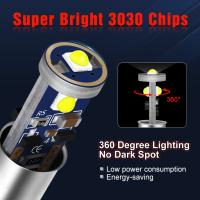 2Pcs BA9S LED Bombilla T4W Canbus Luz Interior De Coche Lámpara De Matrícula Lectura Doméstica 12V Blanco Rojo Amarillo Azul - details 2