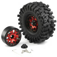 Pneumáticos De Goma Suave Blanca Para Coche RC 1:10 Axial SCX10 90046 AXI03007 TRX4 RBX10M Tamaño 118*45MM - details 2