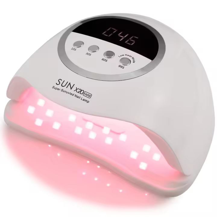 Lámpara De Uñas Profesional 320W UV/LED Secado Rápido 72 LEDS Doble Fuente De Luz Para Arte De Uñas DIY TFSCLOIN - 1