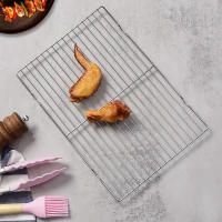Soporte De Fogón Rectangular Para Barbacoa Racks De Enfriamiento De Acero Inoxidable Pano De Hornear Para Picnic Al Aire Libre Soporte De Cocina Mesh - details 4