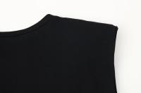 Vestido Sin Mangas Para Mujer Con Hombros Reforzados Y Corte Circular Estilo Européen Y Americano Primavera 2024 Polyester - details 12