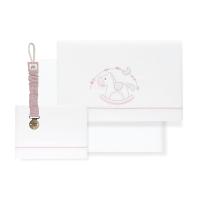 Sabanas para cuna bebé 60x120cm y chupetero de regalo Interbaby 100% Algodón - details 0