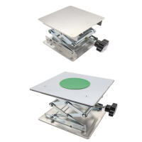Elevador De Ruta De Aluminio / Acero Inoxidable Para Grabado De Madera Soporte Ajustable Para Mesas De Trabajo Laboratorio - details 7