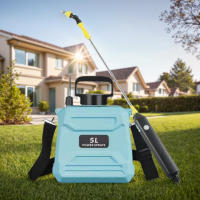 Almohadilla Eléctrica De 5L Para Riego Del Jardín Y Césped Con 3 Modos Recargable Automática Botella De Pesticida Para El Hogar - details 0