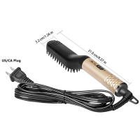 Peine Eléctrico Multifuncional Para Barba Y Cabello 2 En 1 Para Hombres Herramienta De Estilizado Del Salon Portátil - details 4