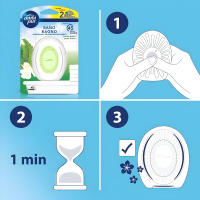 AMBI PUR Ambientador para Baño - Sin Pilas - Sin Electricidad - Elimina y Previene los Malos Olores - Fragancia Aroma a Limpio - Hasta 50 días de Uso Continuo - Deja un Aroma Fresco y Limpio Durante Todo el Día - Multi Pack - AMBI PUR. - details 1