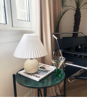 Cubierta De Lámpara De Mesa DIY Plisada Lavable Accesorios De Iluminación E27 Para Lámpara De Pared Lámpara De Piso O Colgante - details 7