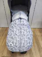 Interbaby saco cochecito universal animalitos gris - details 2