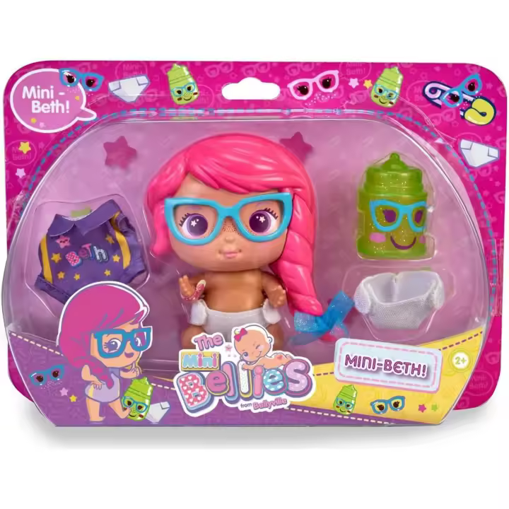 THE BELLIES - The Mini muñeca MINI BETH - Incluye accesorios - Coleccionable - Regalo original -  Mayores de 2 años - 1