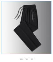 Pantalones De Correr Para Hombre Verano Transpirables Quick Dry Elasticidad Pantalones De Deporte Y Gimnasio Ice Silk Rectos - details 11