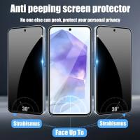2Pcs Protector De Pantalla De Vidrio Templado Anti-Spy Para Samsung Galaxy A06 A13 A15 A16 A25 A26 A36 A23 A32 A35 A41 A55 A56 Anti-Scratch Anti-Shatter - details 1
