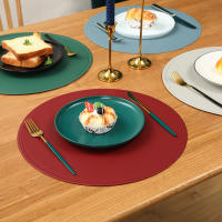 1/6/10PCS Tapetes Redondos Para Mesa De Cocina Negros No Esmerilados Impermeables Lavables Duraderos Para Decoración De Mesa Al Aire Libre - details 7