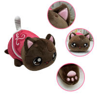 Muñeca De Peluche Meows Aphmau Con Forma De Comida Para Niños Cojín De Descanso En Forma De Burger Y Papas Fritas Regalo De Navidad - details 4
