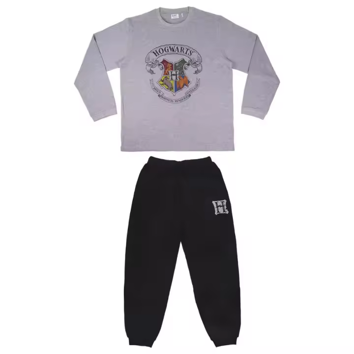 Pijama largo Harry Potter 63954 gris Hombre - 1