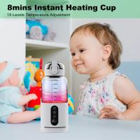 Calentador de agua con leche para bebé, capacidad de 300ml, Control preciso de temperatura, batería integrada, inalámbrico, instantáneo - details 2
