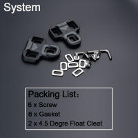 Cleats De Ciclismo Para Pedal LOOK KEO 4.5 Grados Auto- Bloqueo Suela De Zapatilla De Bicicleta Nylon Y Gel De Silicio Para Bicicleta De Carretera - details 3