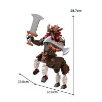 Kit De Bloques De Construcción MOC 'Respiración De La Vida Salvaje': Centauro León Lynel Figura Roja Bokoblin Juguete DIY Para Niños Modelo De Ladrillo Juego Compatible Con Lego - details 2