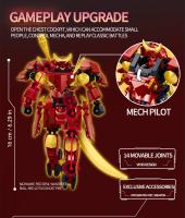 Bloques De Construcción Mecha Manned Sluban Robot Dual Form Joints Móvil Figura Modelo Juguetes Educativos Para Niños Regalo - details 10