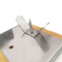 Jamonero IBERIA Luxe con Cabezal Giratorio, Base de Madera y Acabados en Acero Inoxidable WELLHOME - Soporte para Jamón - details 5