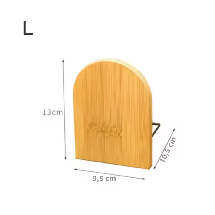 Organizador De Escritorio De Bambú Nature Soporte Para Libros Estante De Libros Montaje Requiere Material Del Paquete - 1