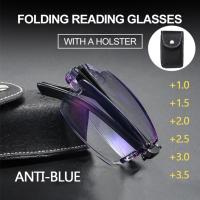 Gafas De Lectura Antir Luz Azul Vintage Ultraligera Para Mujer Y Hombre Gafas Opticas Presbicia Sin Montura Para Ojos - details 1