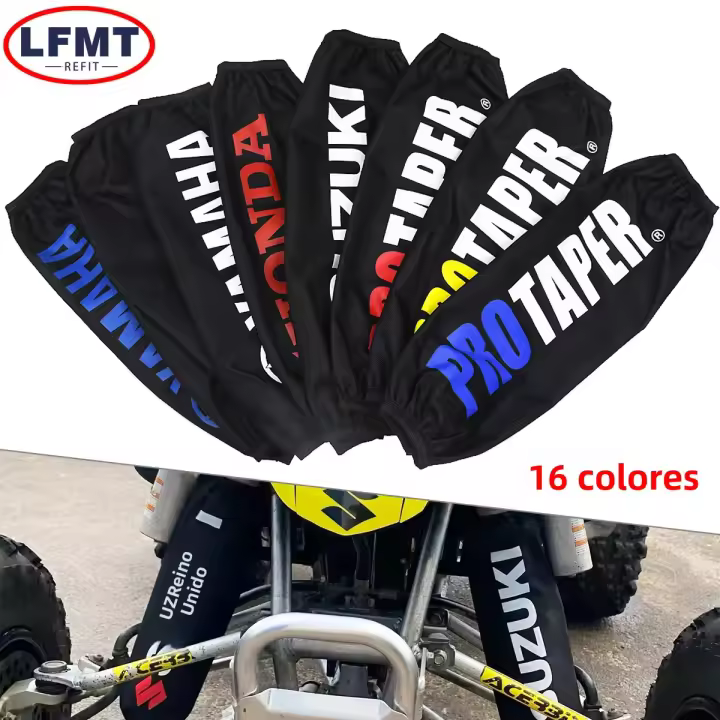 Protector De Amortiguador Universal Para Motocicleta Quad Scooter ATV 27/35cm Impermeable Adecuado Para Suzuki Yamaha Honda - 1
