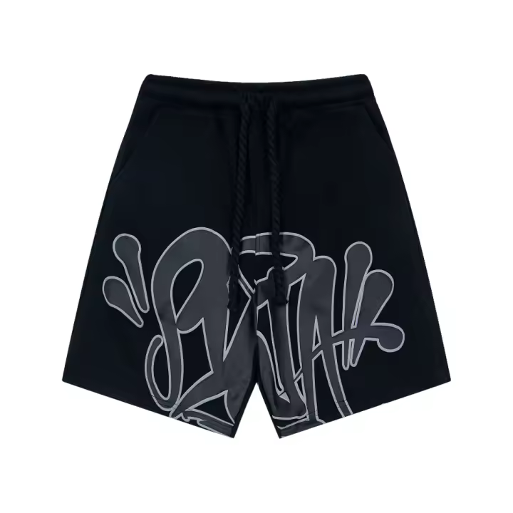 Shorts De Verano Para Hombre SYAN Estilo Hip Hop Callejero Impresión De Labial Algodón Puro Transpirable Ligeros Shorts Casual - 1